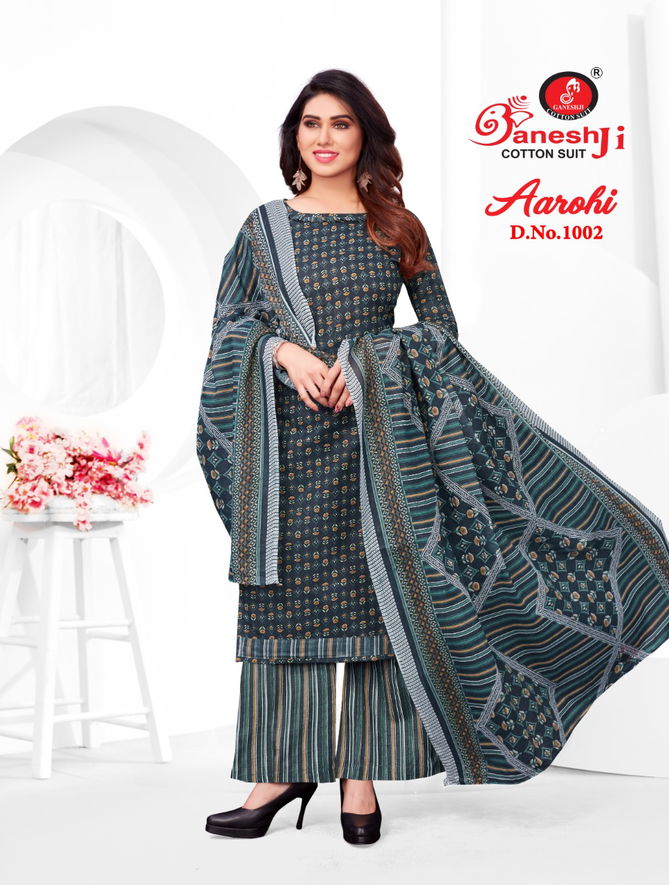 Ganeshaji Aarohi 1  Casual Daily Wear Cotton Printed Dress Material Collection